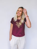 "bites" uz pagarināta sieviešu t-krekla | XS, S, M, XL izmērs