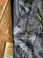 "grafisks vilks" uz Roll t-krekla