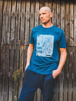 "kas lācītim vēderā?" uz Classic t-krekla | 3XL izmērs