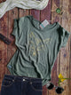 "lapsa" uz pagarināta sieviešu t-krekla | XS, S, M, XL izmērs
