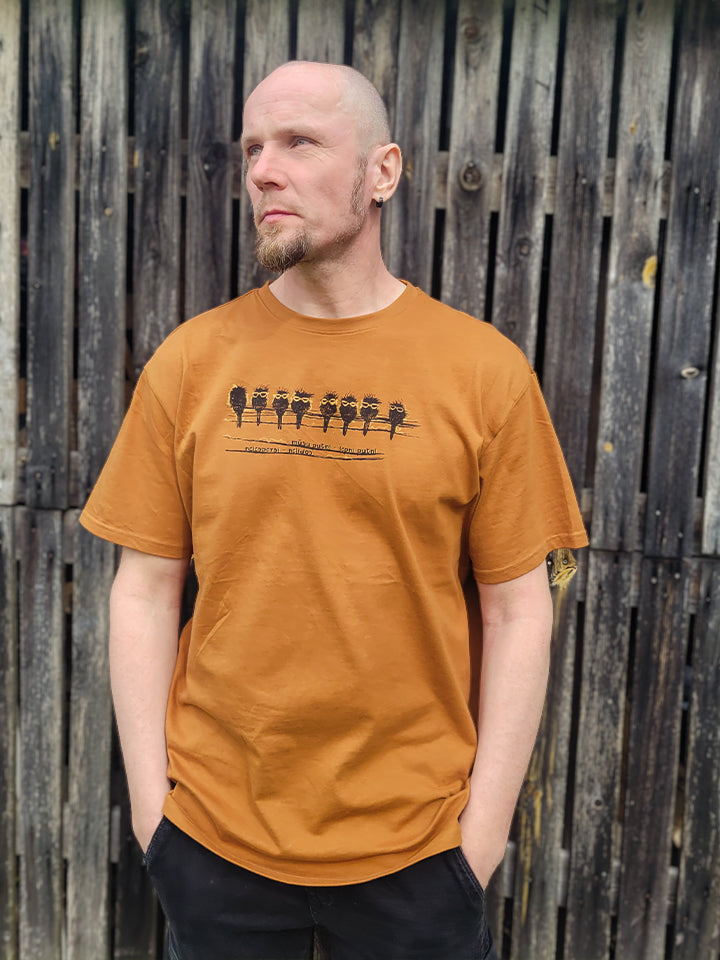 "lepni putni" uz Heavy Oversized t-krekla