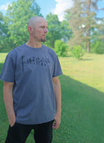 "katrs ar saviem putniem" uz Heavy Oversize t-krekla | M un L izmērs