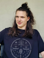 "bungas" uz Roll t-krekla