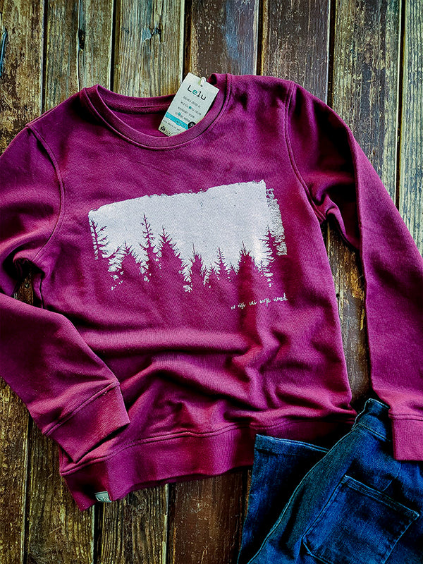 "Mežs" uz Organic džempera