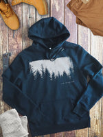 "mežs" uz Soft hūdija | melns L un XL izmērs